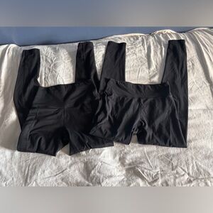 2 Pair Black Aerie Leggings. Small 
Chill, Play, Move.